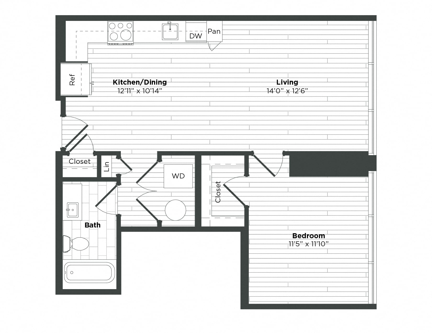 Apartment 1506 floorplan