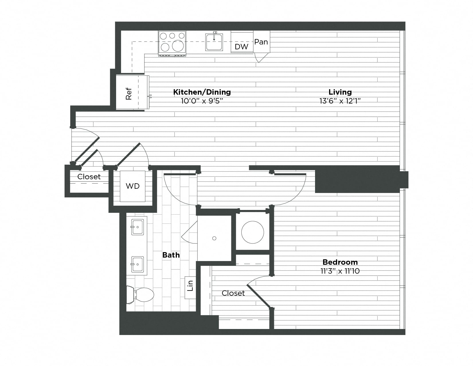Apartment 2505 floorplan