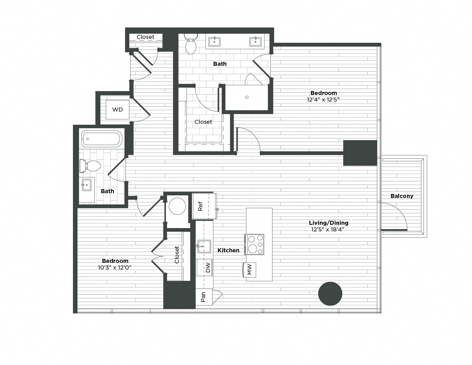 Apartment 0913 floorplan