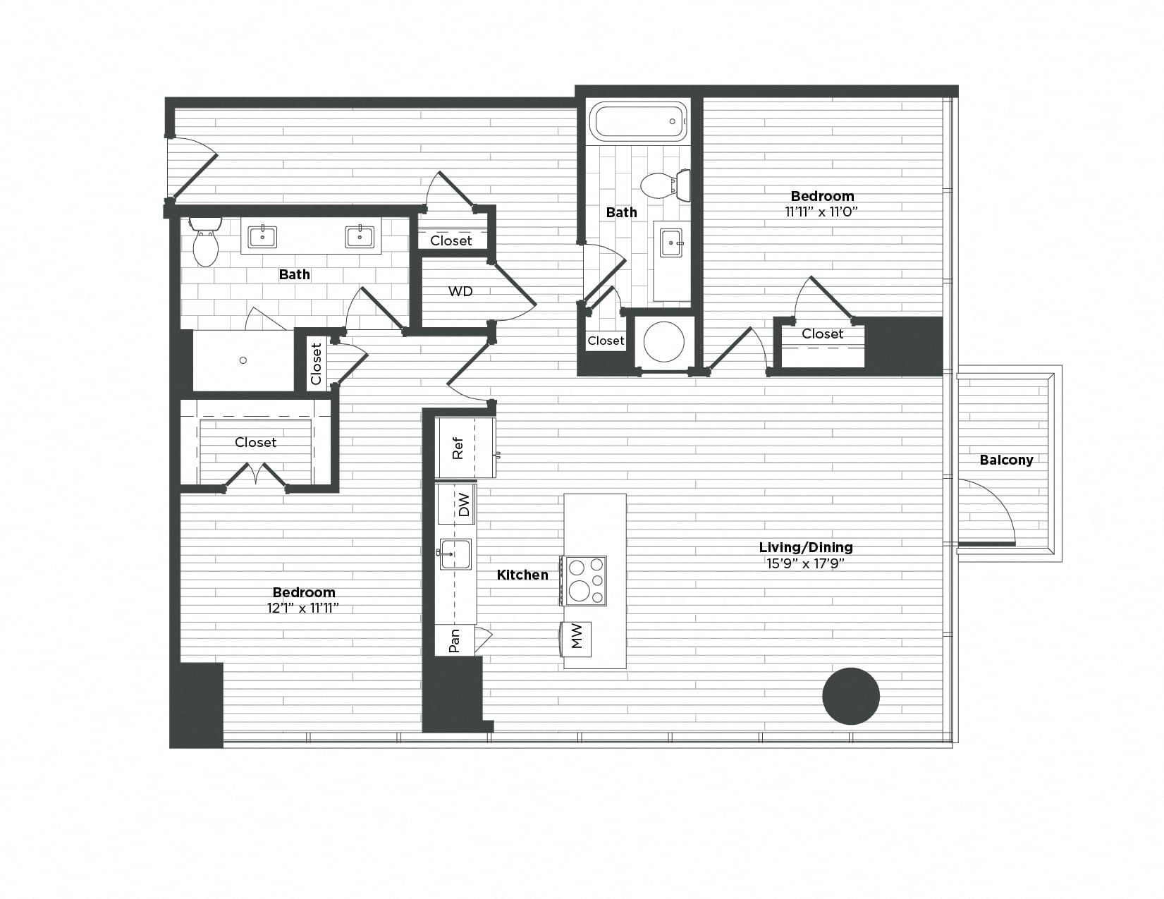Apartment 0902 floorplan